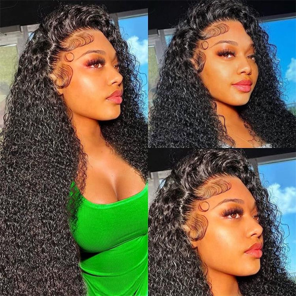 13x6 HD Lace Frontal Wig Curly Wig HD Swiss 13*4 Human Hair Lace Front Wigs