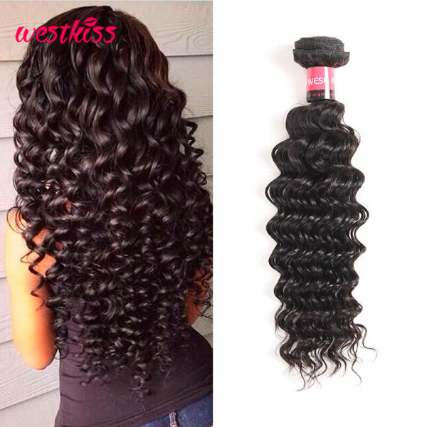 Brazilian Deep Wave Weave Virgin Human Hair 1 PC Only