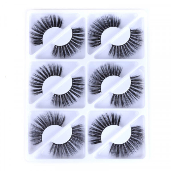 3D Mink Hair Eyelashes 25mm Thick Long Eye Lashes Natural False Eyelashes