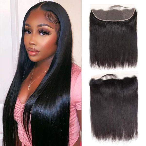 West Kiss Peruvian Hair Straight 13x4 Straight Virgin Hair LY Lace Frontal