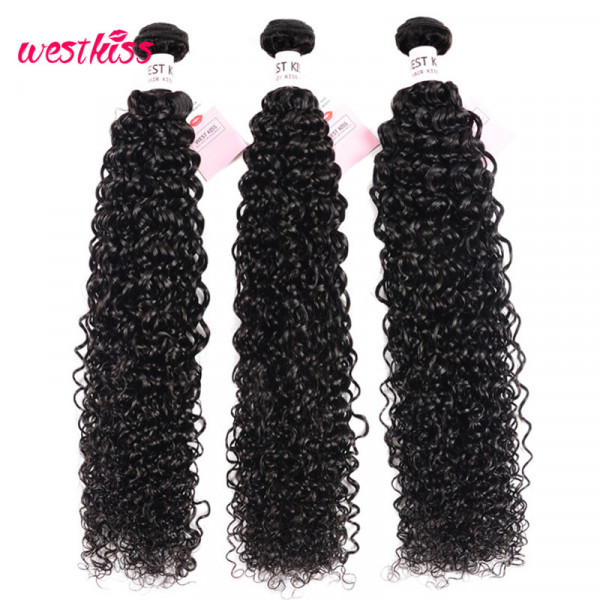 32-36 Inches 3 Bundles Curly Hair Long Weave Brazilian Human Hair Bundles Deal Kinky Curly Hair