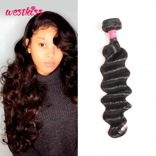 One Bundle Only Brazilian Loose Deep Wave Human Hair Bundles