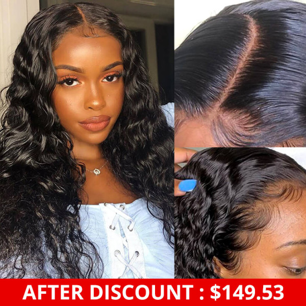 Brazilian Loose Deep Wave 5x5 Lace Closure Wigs 180% Density Natural Looking Wigs On Sale