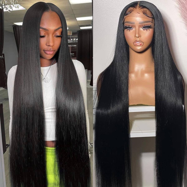 Long Straight Wigs 20 - 40 Inch Wig 13*6 Long Lace Front Wigs