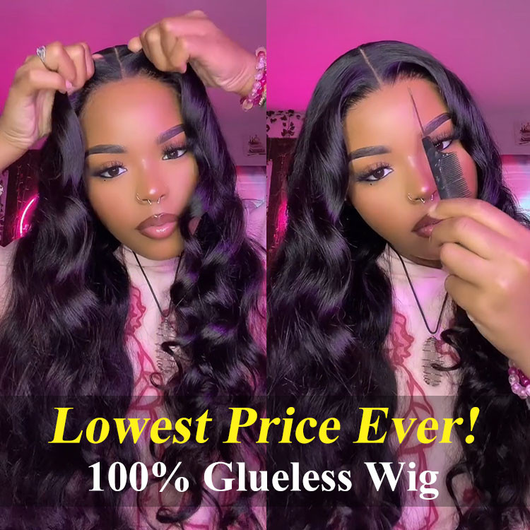 Glueless Wear And Go Wigs Body Wave Undetectable Lace Wigs West Kiss Hair