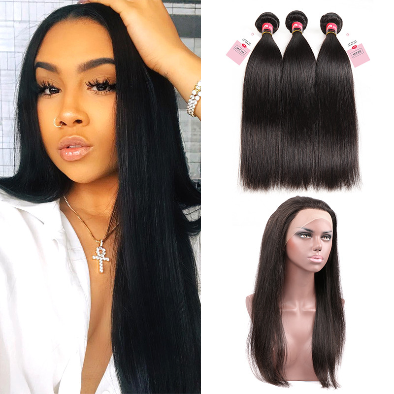 360 frontal with bundles cheap