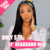 Straight Headband Wig