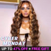 brown highlight wig