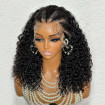 Curly Human Hair Braided Lace Front Wigs