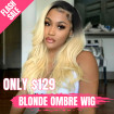 blonde ombre wig