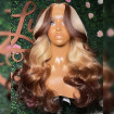 Blonde And Brown Ombre Wigs