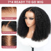 Curly Glueless Wig