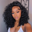 Curly bob wigs human hair