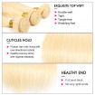 Blonde hair bundles