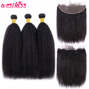 Kinky Straight Human Hair Bundles