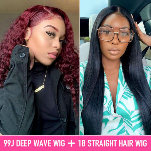 99J Deep Wave Wigs
