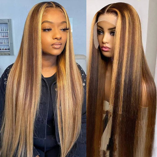 Straight Hair Ombre Wigs