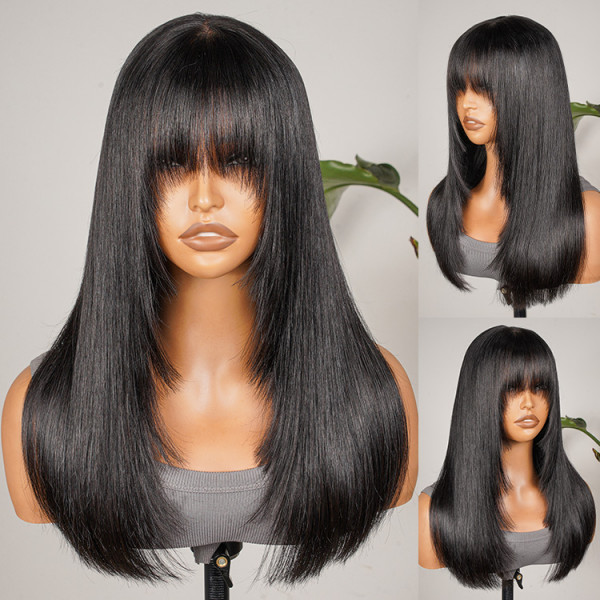 Natural Black Wig