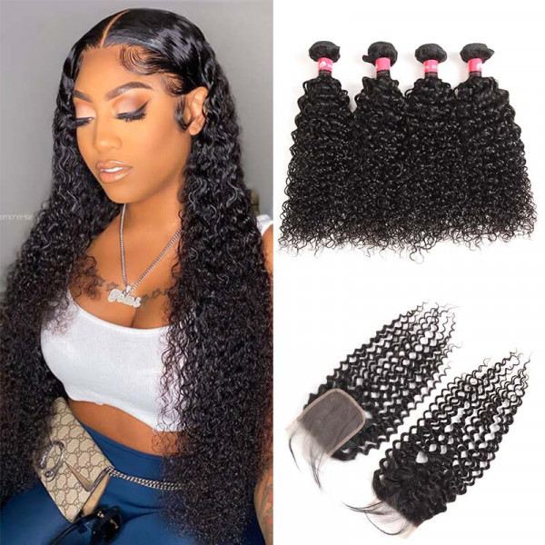 Curly Weave With Closure