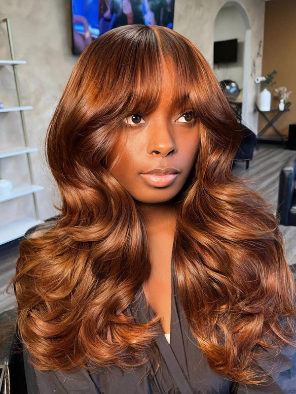 Cinnamon Brown Wig