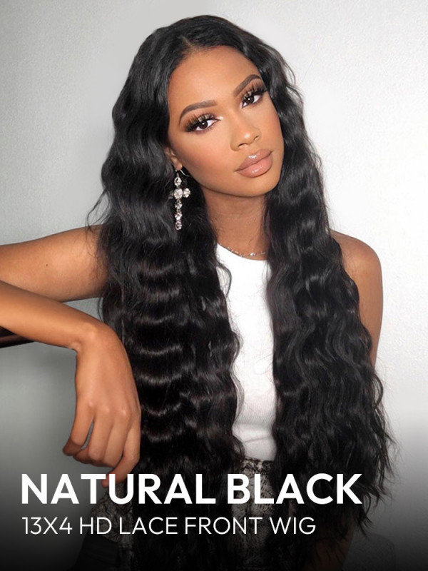 Black Loose Deep Wave Wigs