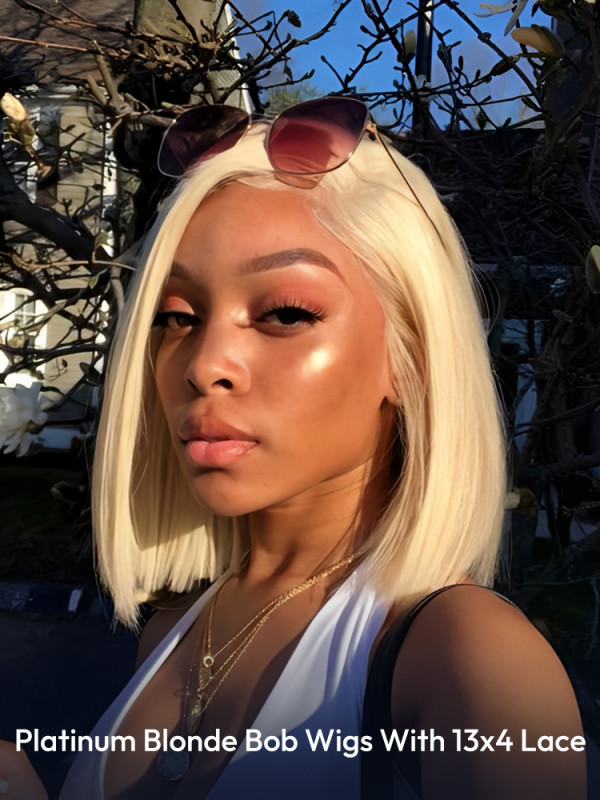 Blonde Straight Bob Wigs