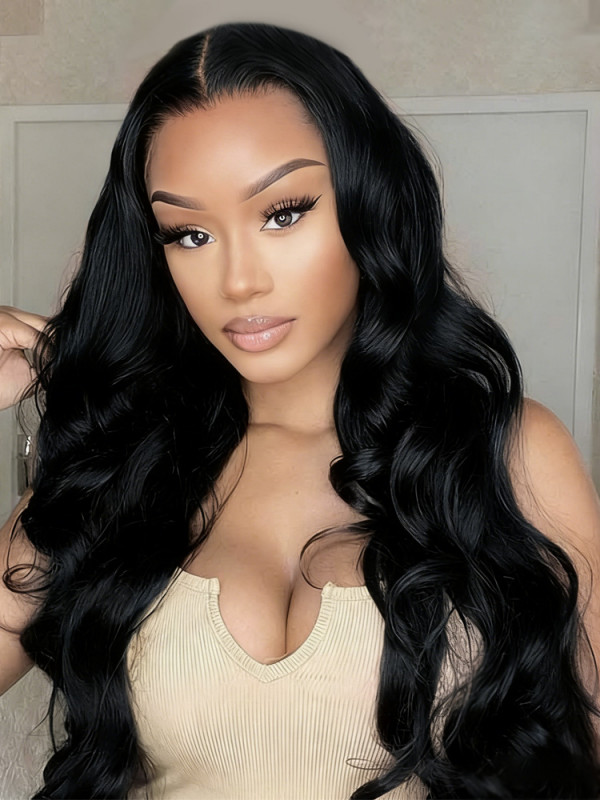 Body Wave 6*6 Closure Wigs Brazilian Lace Front Wigs 180% Density Glueless Lace Wigs