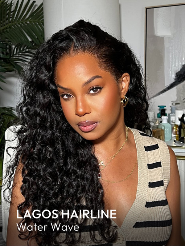 Lagos Hairline Water Wave Wig
