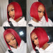 Red Bob Lace Wigs