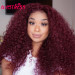 Burgundy Deep Wave Wigs