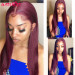 straight colored wigs