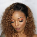 Curly Lace Frontal Bob Wigs