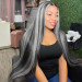 Straight Highlight Lace Front Wig