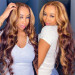honey blonde highlights wig