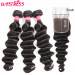 loose deep wave weave