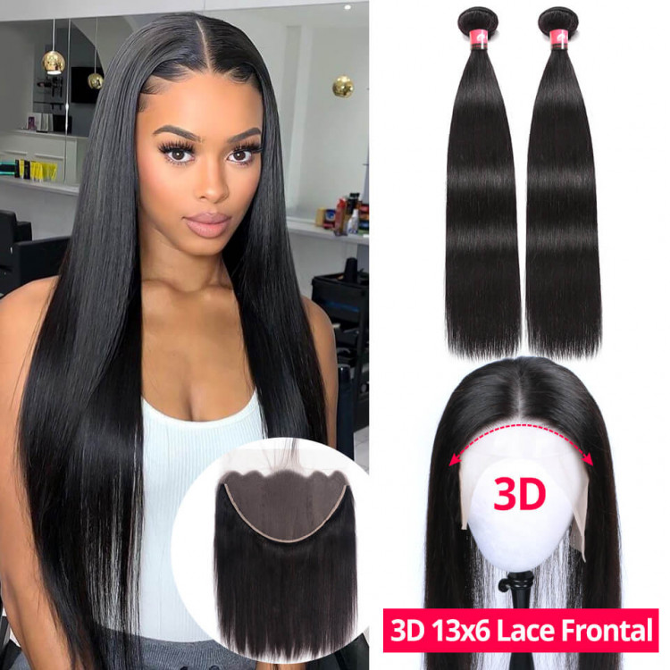 2 bundles and lace frontal top