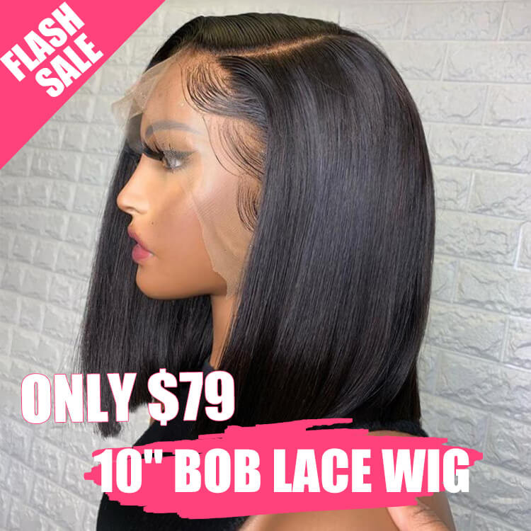 side part bob lace front wigs