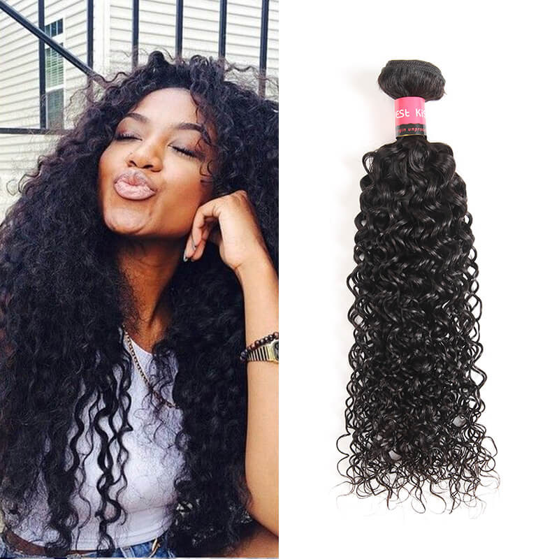 curly hair weave