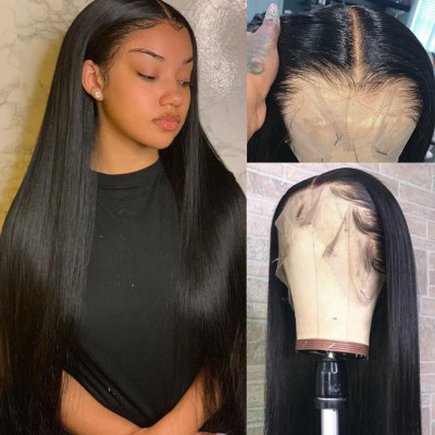 Transparent Lace Front Wigs In Straight