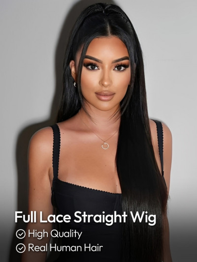 Full Lace Human Hair Wigs Cheap | Full Lace Frontal wig  display picture 1