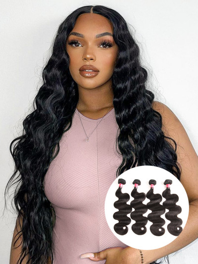 4 Bundle Deals, 4 Bundles Brazilian Virgin Hair -West Kiss Hair display picture 1