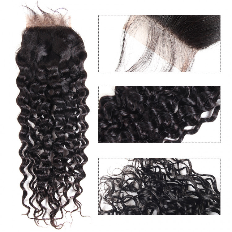 Water Wave 5x5 Lace Closure Peruvian