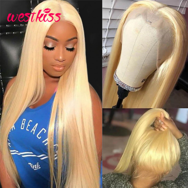 straight blonde wig