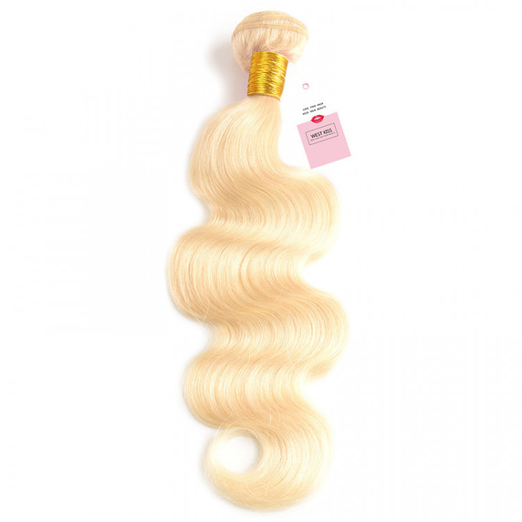 1 Bundle Deal Blonde Body Wave Hair Bundles Body Weave 613 Blonde Bundles West Kiss Hair