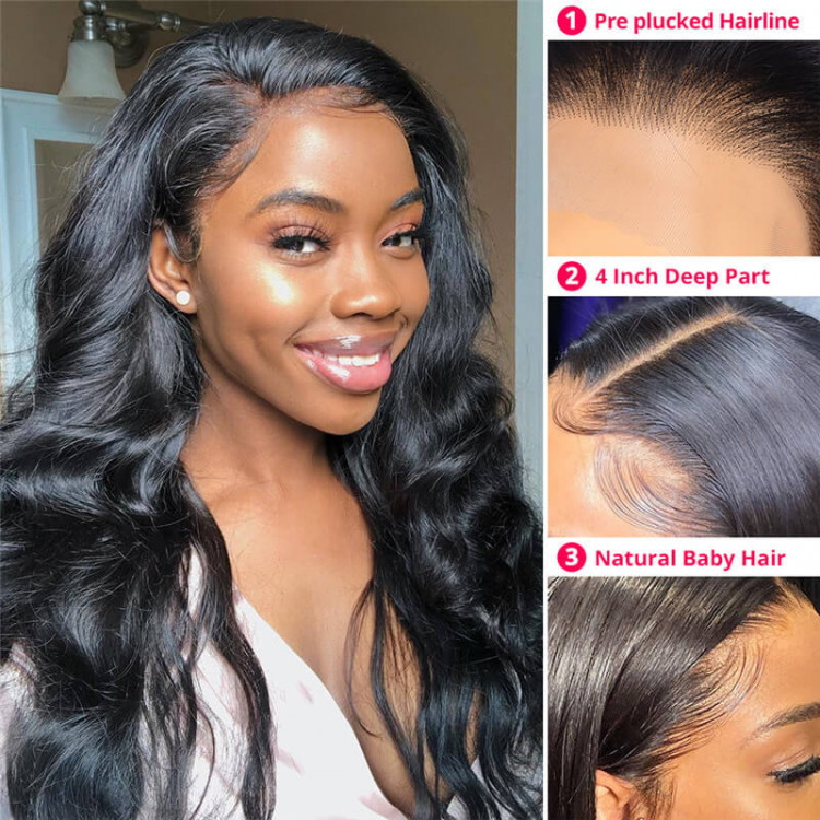 Fake Scalp Wigs Body Wave Lace Front Wigs -West Kiss Hair