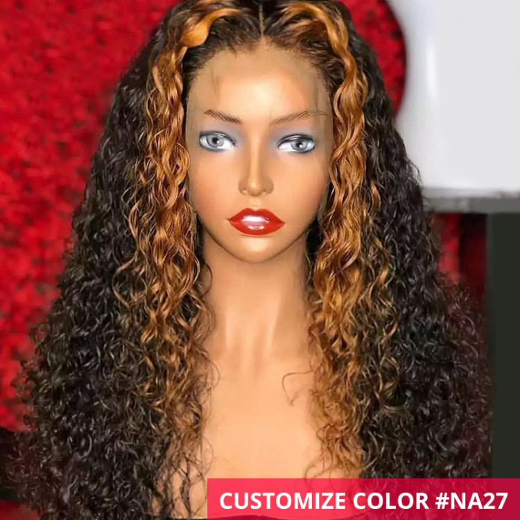 curly colored wigs
