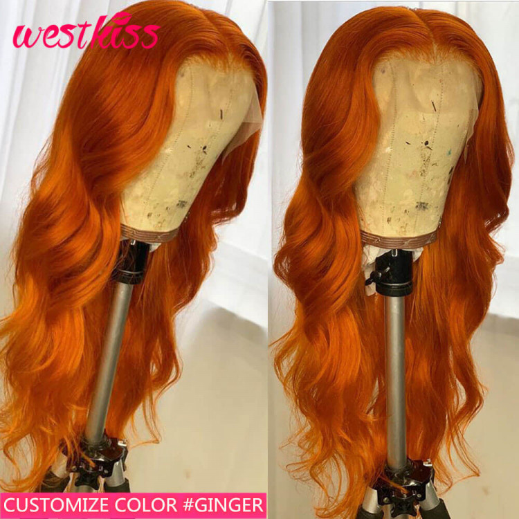 orange hair wig