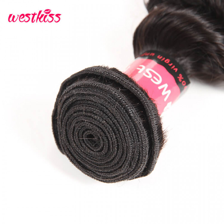 Human Hair Brazilian Deep Wave 4 Pcs With 4x4 Lace Closure ...