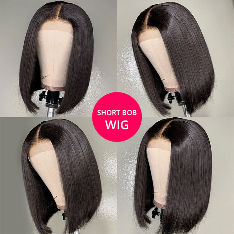 613 straight lace wigs vs 613 blonde closure wig Short_bob_wigs