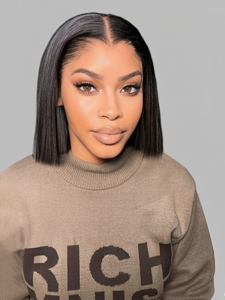 Straight Bob Wig With M Hairline